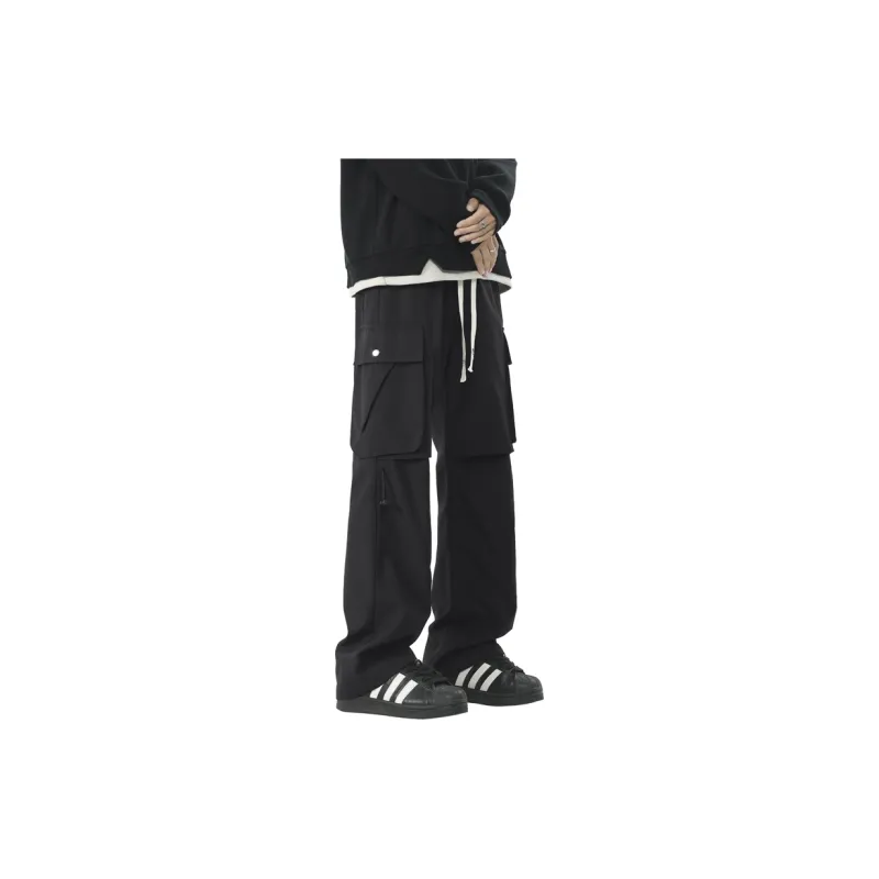 Supremo Cat Casual Pants Unisex Black-2