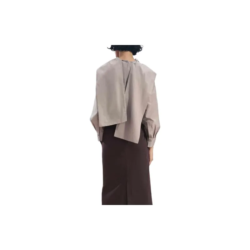 ZARA ZW Series Shirt Women's Beige-2
