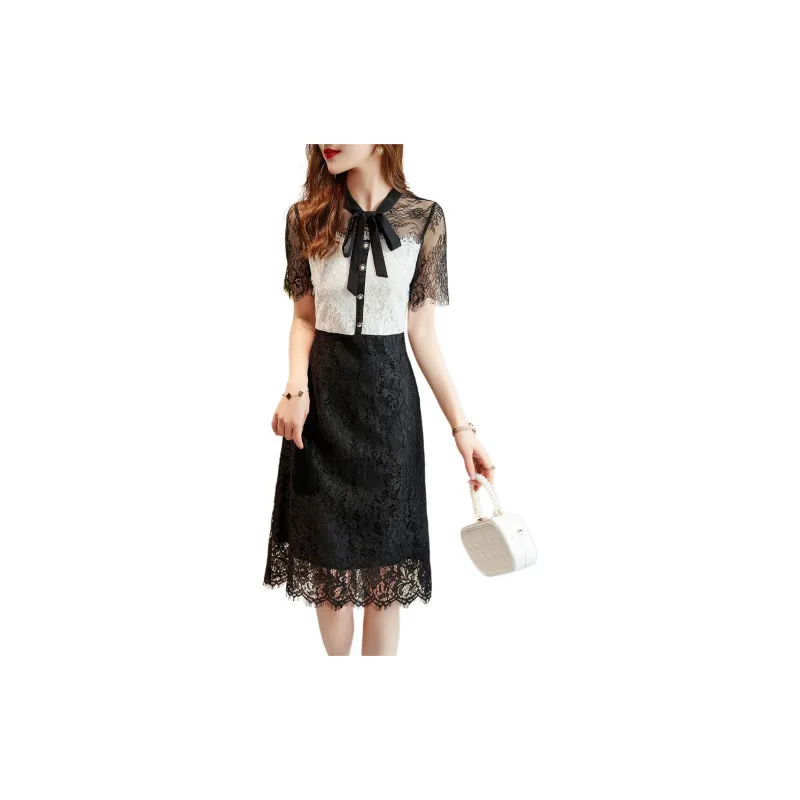 XWI Short Sleeved Dresses Women's Black-1