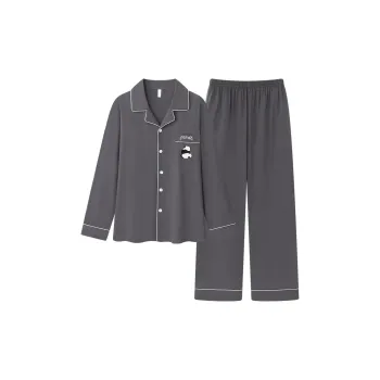 YUZHAOLIN Pajama Set Men's Gray