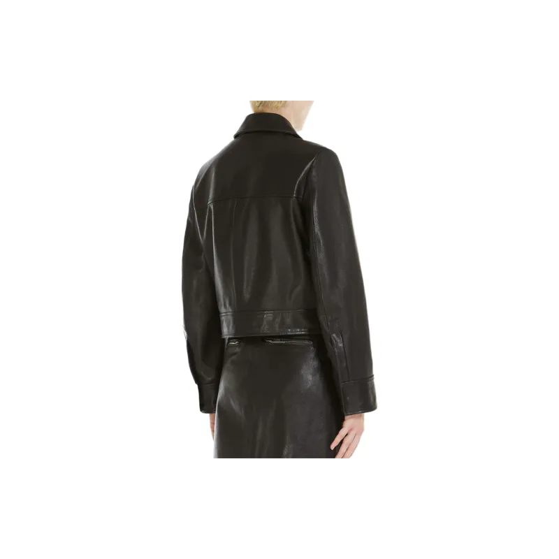 SportMa Leather Jacket Women's Black-3
