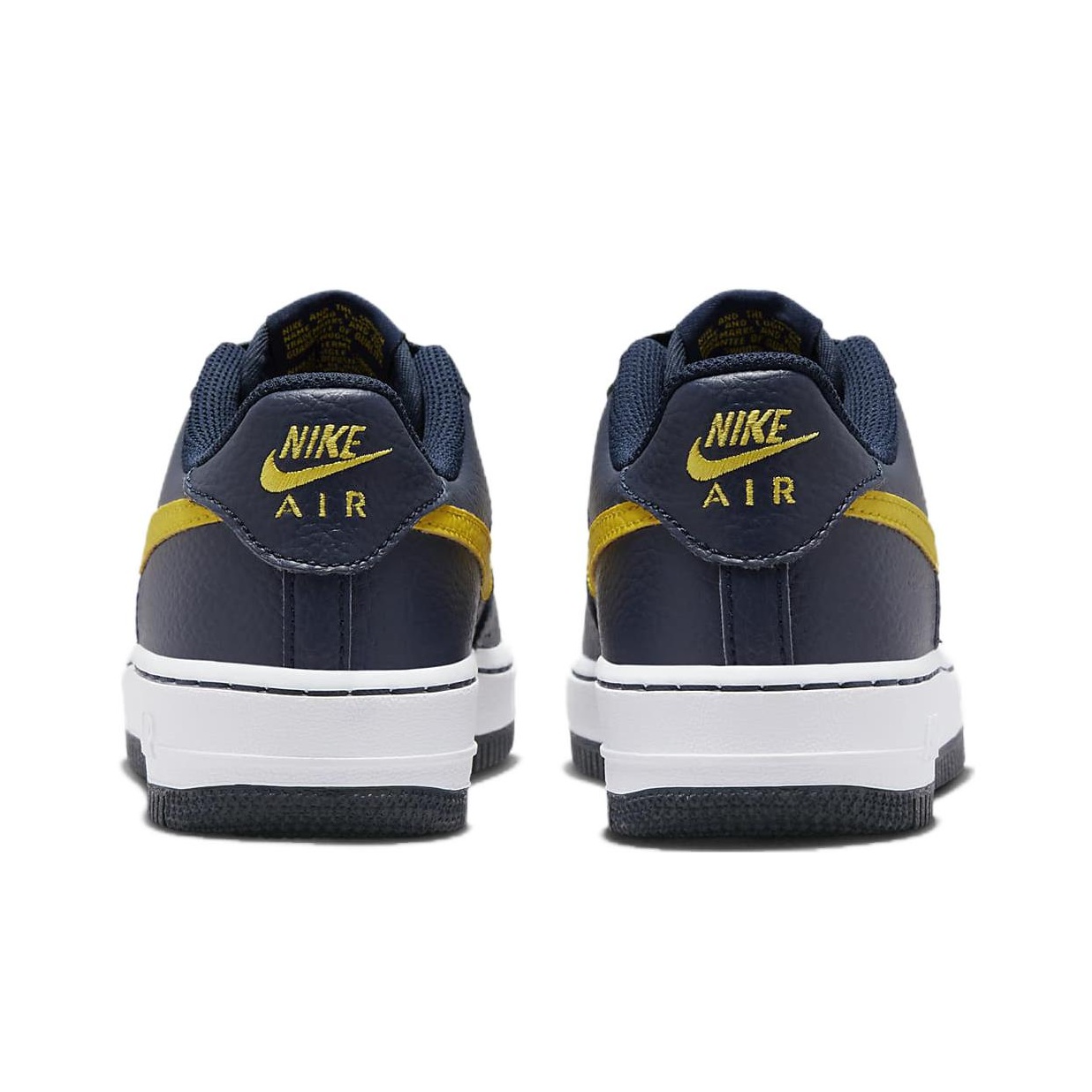 Nike Air Force 1 Low GS Sneakers Youth 5.5 selling Navy Blue Comfort Casual