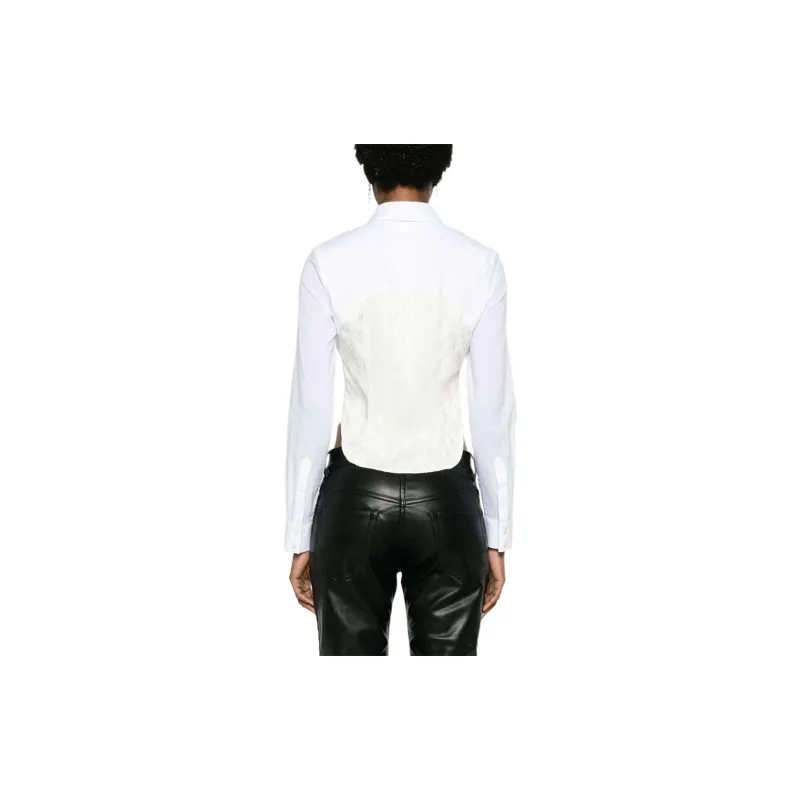 Marine Serre Household Corset style Cotton Shirt-1