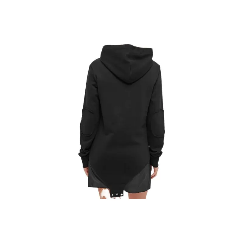 RICK OWENS Logo embroidered Organic cotton Hoodie-2