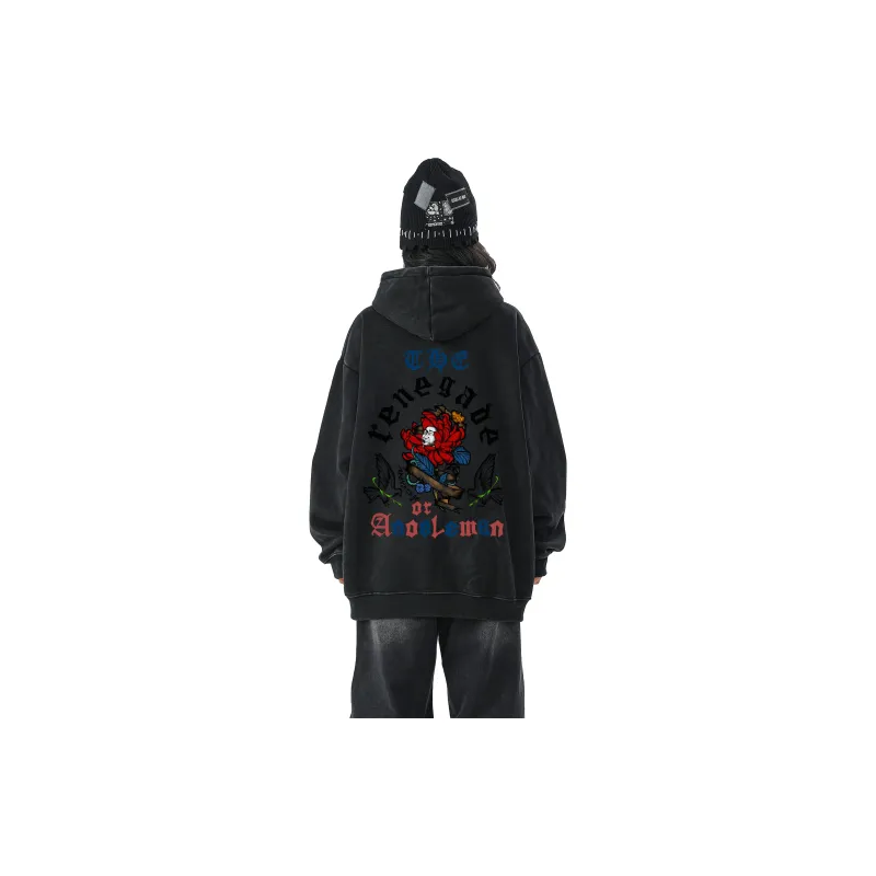 FAKE VINTAGE Sweatshirt Unisex Black-2