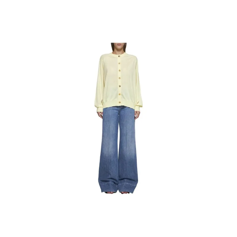 Bottega Veneta Buttoned Long Sleeved Cardigan-1