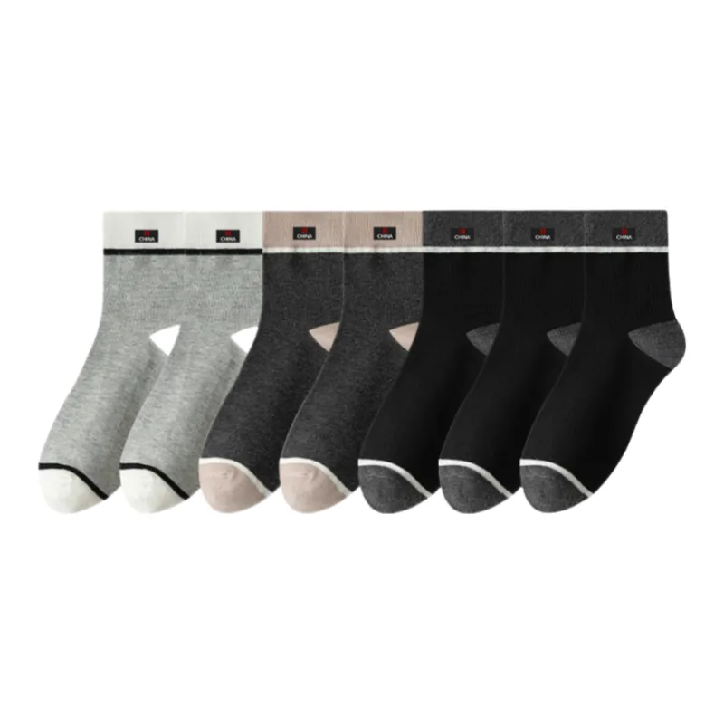 Lan Miao Mid Calf Socks Men's 7 Pack-4