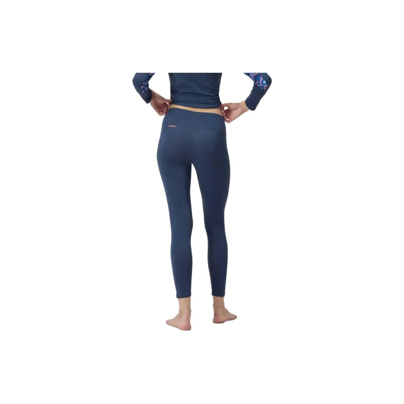 Speedo Panel Legging Swimming Shorts Women's Marine Blue-3