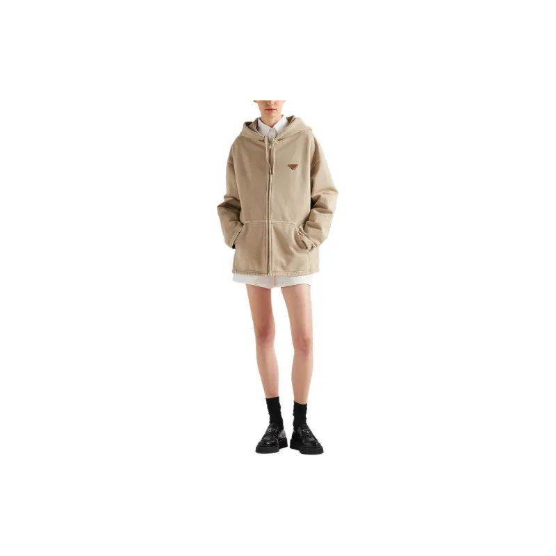 PRADA Sweatshirt Women's Ropes Gray-1