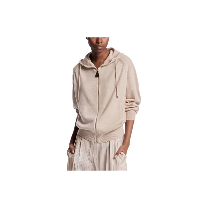 LOUIS VUITTON Cashmere Zip Up Hoodie-2