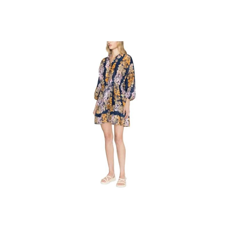 Sandro Long Sleeved Dresses Women's Multicolor-3