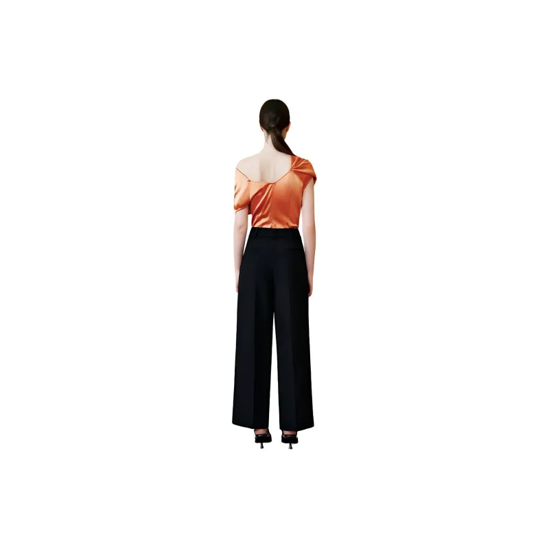 INSUN Casual Pants Women's Black-3