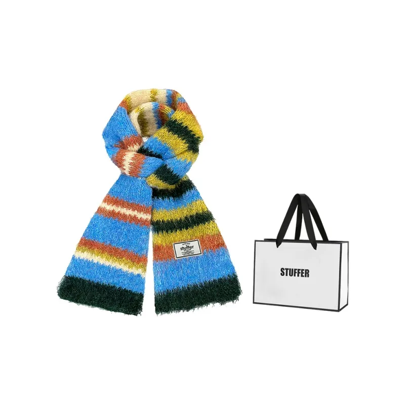 STUFFER Contains Wool Knit Scarves Unisex-6