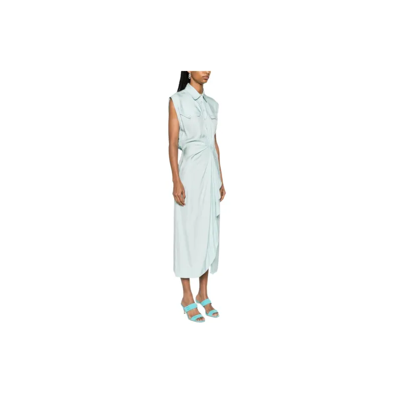 PINKO Amityville Asymmetric Shirt Dress-3