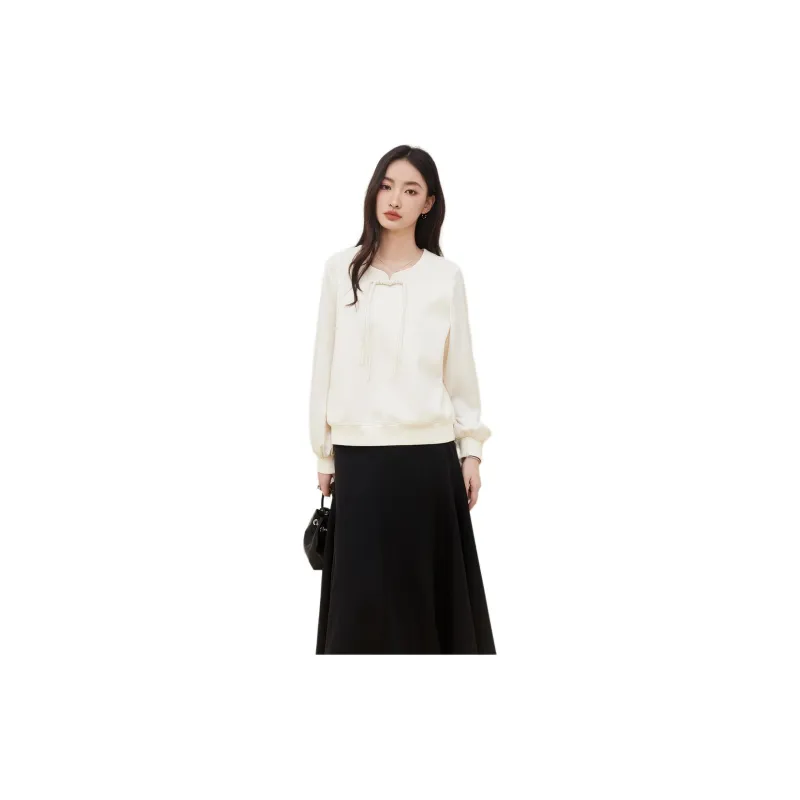 XG Sweatshirt Women's Light Beige-6