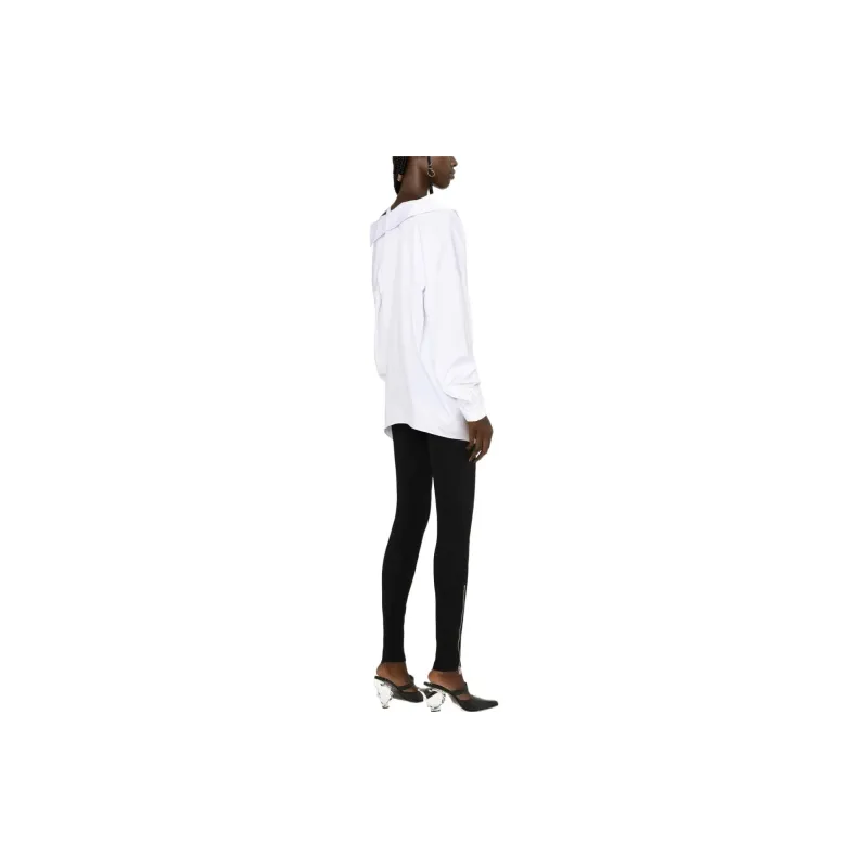 PRADA SS23 Long Sleeved Dress Women's White-3