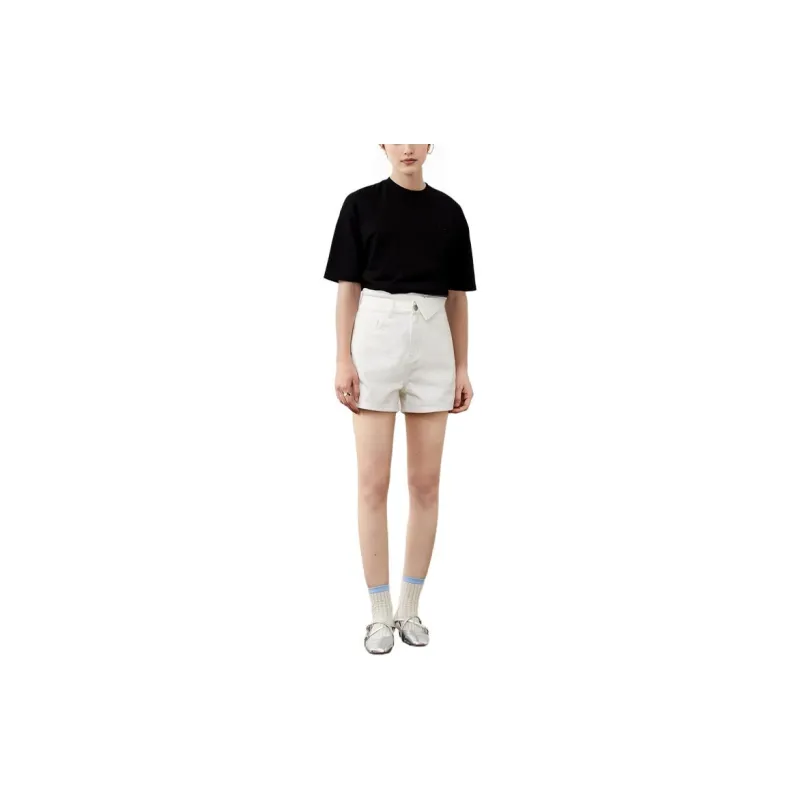 Burberry Women's Side Check Stripe T shirt Black/Archive Beige-1