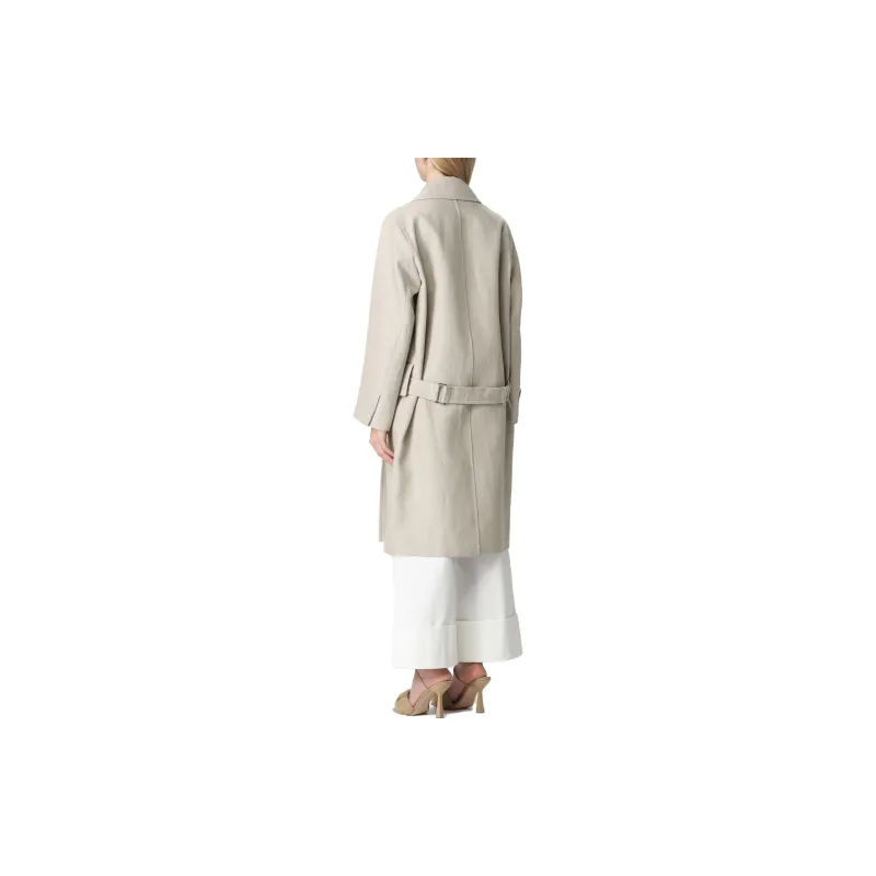 MaxMara Double Breasted Long Sleeved Coat-2