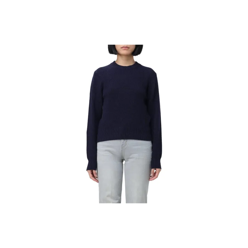 Ami Paris Long Sleeved Crewneck Knitted Jumper-5