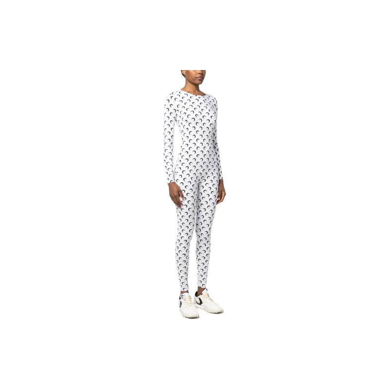 Marine Serre All Over Moon Jersey Catsuit-3