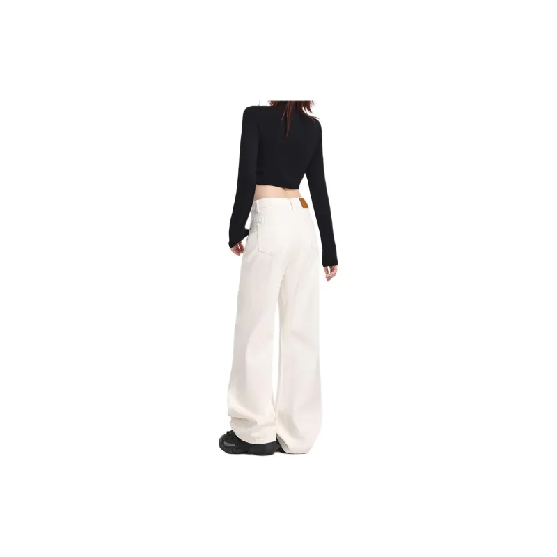 Kazakhstan Jeans Women's White-3