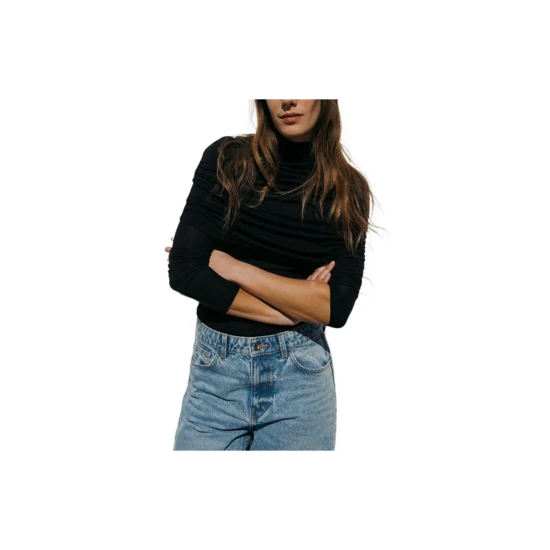 ZARA T-Shirts Women's Black-1