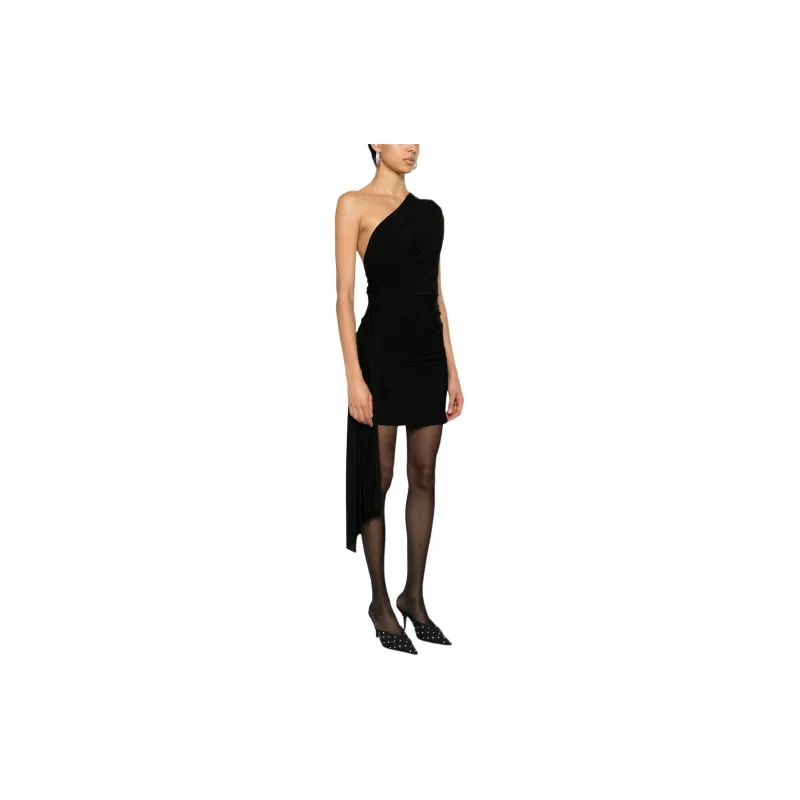 Balenciaga Draped Mini Dress-3