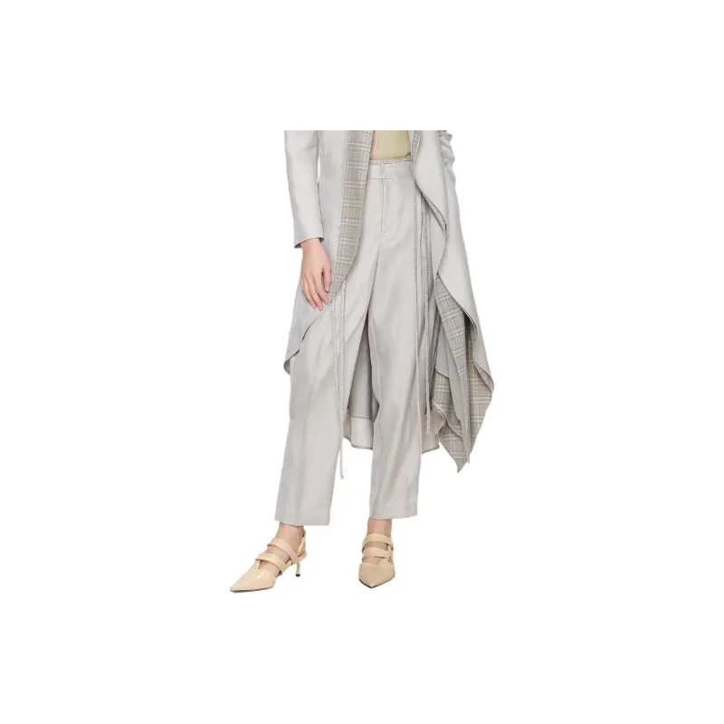 BBLLUUEE Casual Pants Women's Spruce Willow Green-2