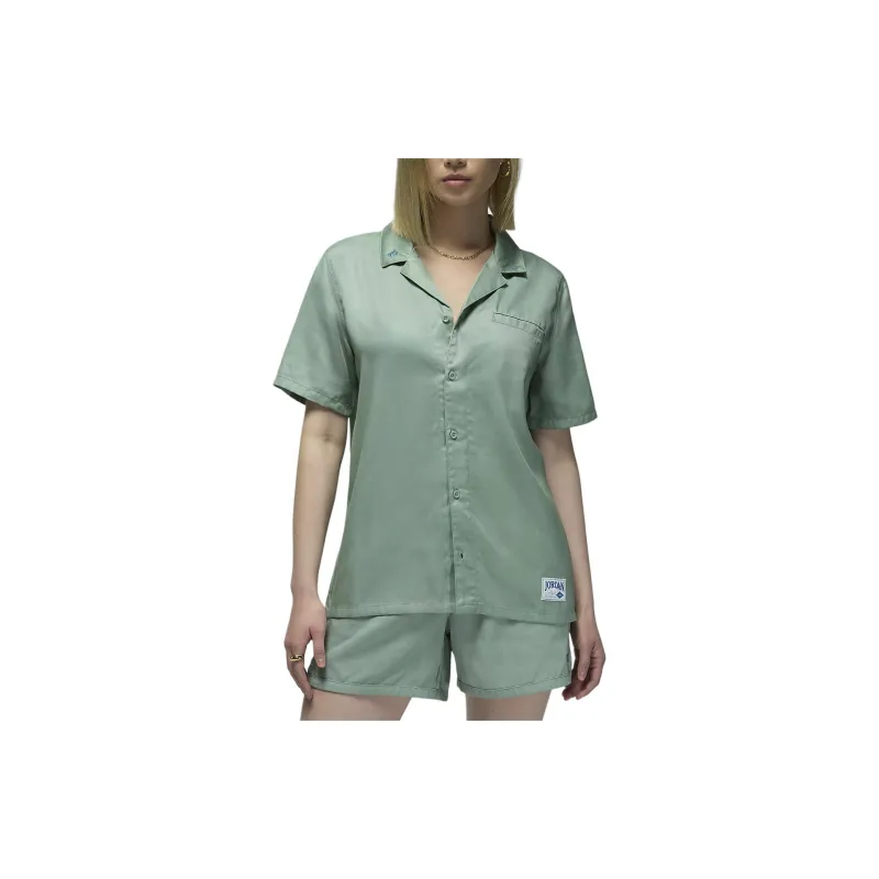 Jordan Shirt Women's Smoke Gray Jade-2
