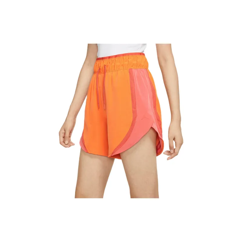 JORDAN Casual Shorts Women's Orange-5