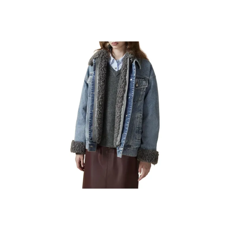 DKNY Denim Jacket Women's Light Blue-1