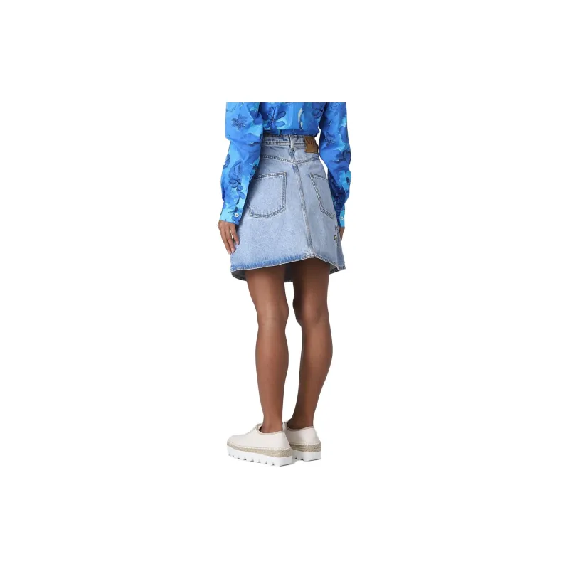 MARNI SS23 Denim Short Skirts Women's Blue-2