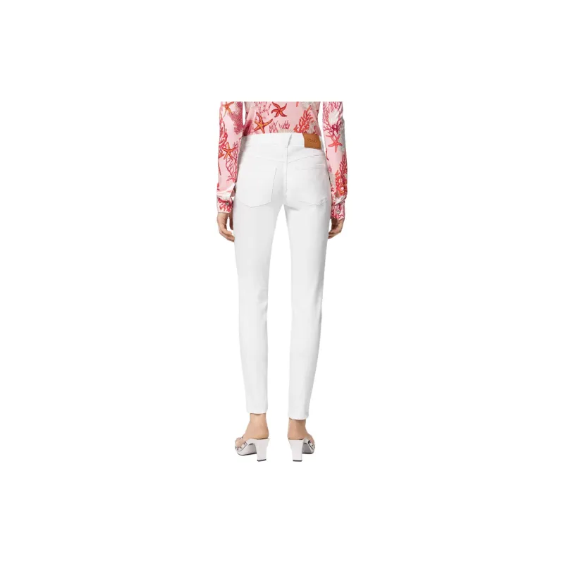 VERSACE Medusa Plaque Logo Patch Skinny Jeans-3