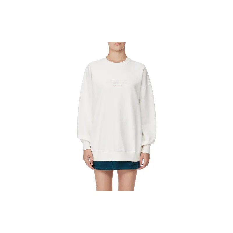 MUSIUM DIV Crew Neck Loose Fit Sweatshirt Women's-9