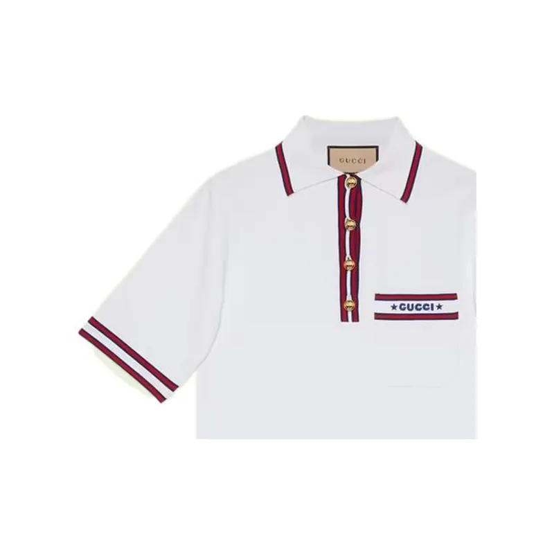 GUCCI GUCCI Love Parade SS22 Polo Shirt Women's White-2