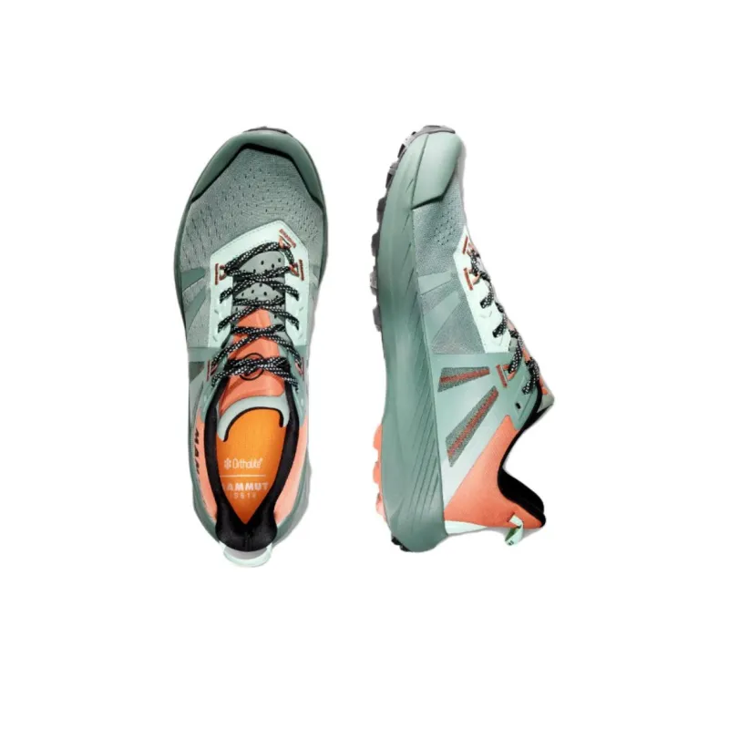 MAMMUT Saentis TR Anti-Slip Wear-Resistant Low-Top Trekking Shoes Men's Green-3