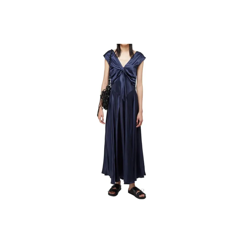 SIMONE ROCHA Sleeveless Dresses Women's Dark Blue-2