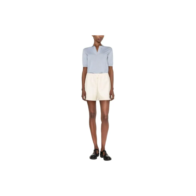 THEORY Casual Shorts Women's Light Beige-1
