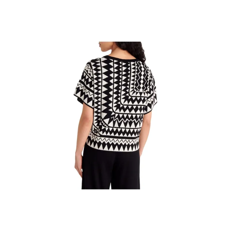 Eres Cheyenne Geometric-jacquard T-shirt-2