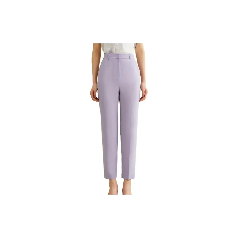 Yiner SS24 Casual Pants Women's Smoky Purple-1