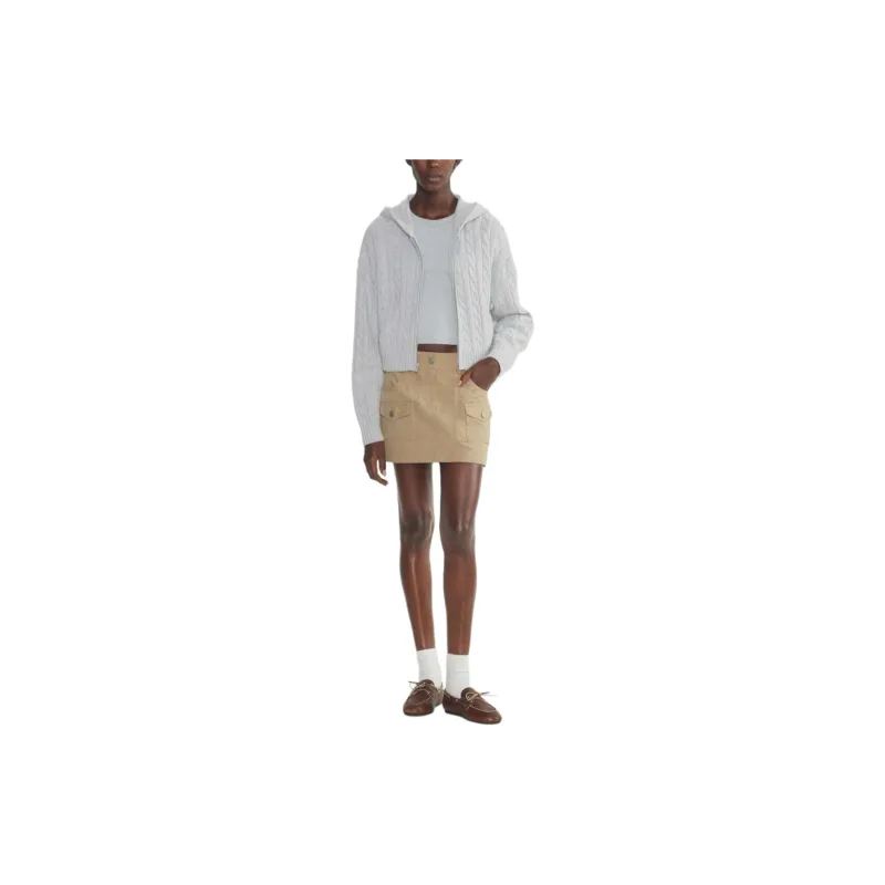 ARITZIA FW24 Sunday Best Kaya Skirt Cargo Short Skirts Women's Tan Khaki/Tawny-2