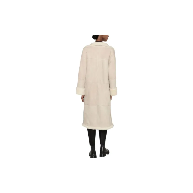 Toteme Shearling Midi Coat-2