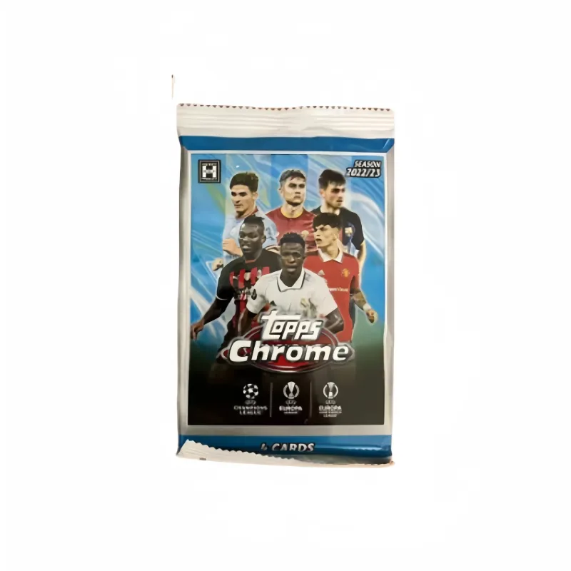 Topps 2022-23 UEFA Champions League FINEST+CHROME+STADIUM Single Bag 3-in-1 Soccer Player Card Sports Cards Single Bag-2