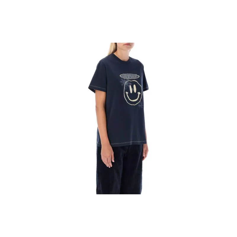 GANNI T Shirts Women's Navy Blue-4