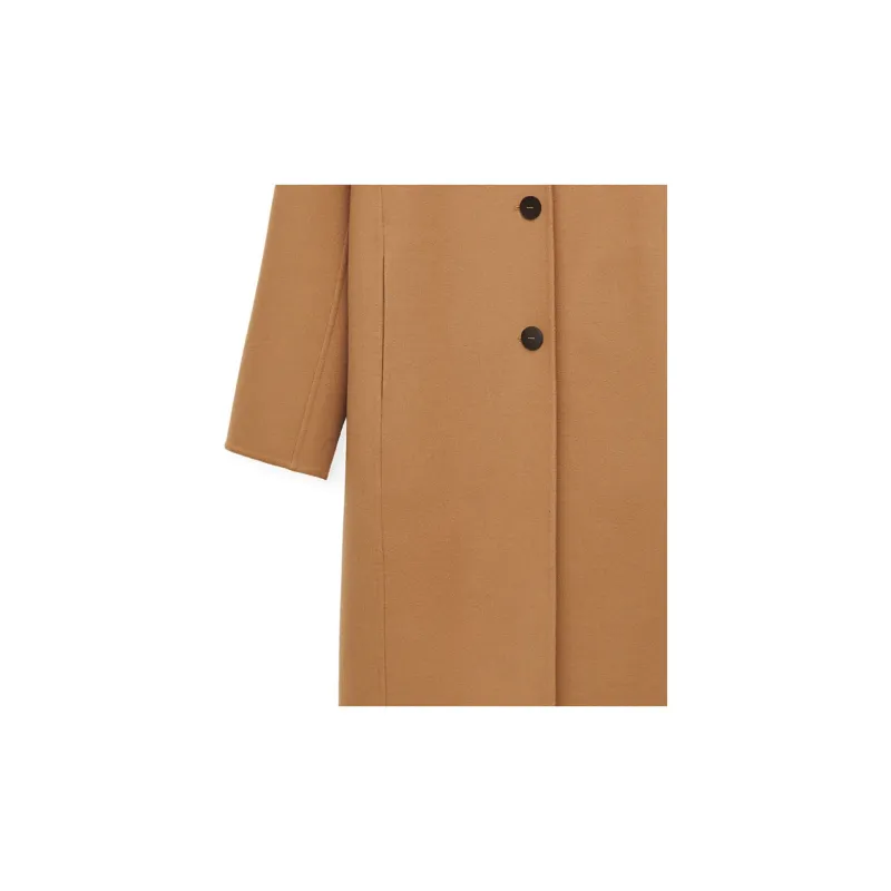 LOEWE Single Breasted Long Coat-5