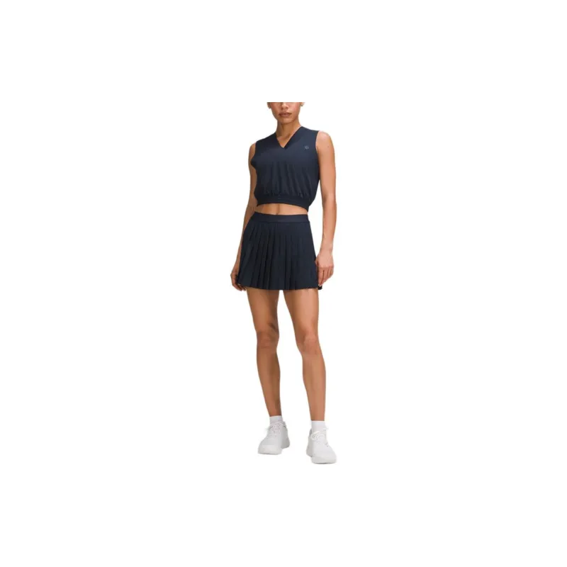 Lululemon SS24 Casual Short Skirts Women's Marine Blue-2