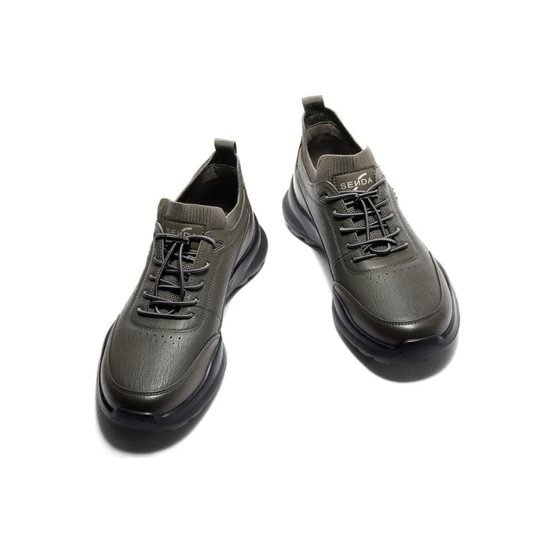Senda Casual Shoes Men Low Top Gray/Black-12