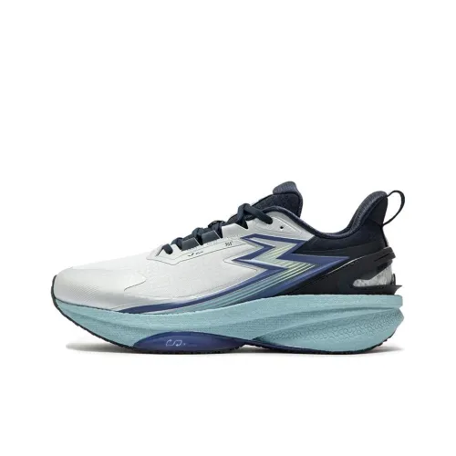 361° Cushioning, Wear Resistant Low Top Running Shoes Men's Gray Black Blue