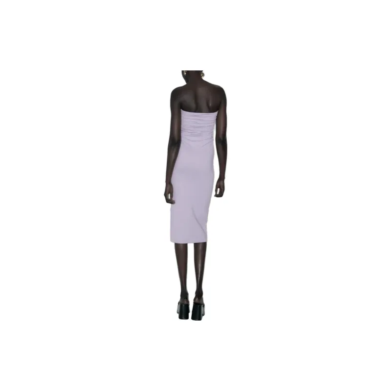 ZARA Sleeveless Dress Women's Light Purple-3