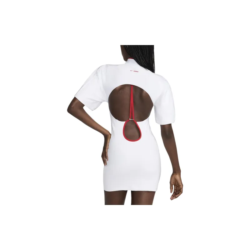 Jacquemus X Nike Short Sleeved T Shirt Dress Asia Sizing White-3